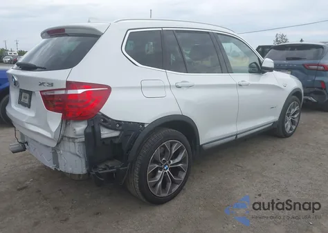 2016 BMW X3 xDrive28I z USA, uszkodzony, nr VIN 5UXWX9C52G0D68791